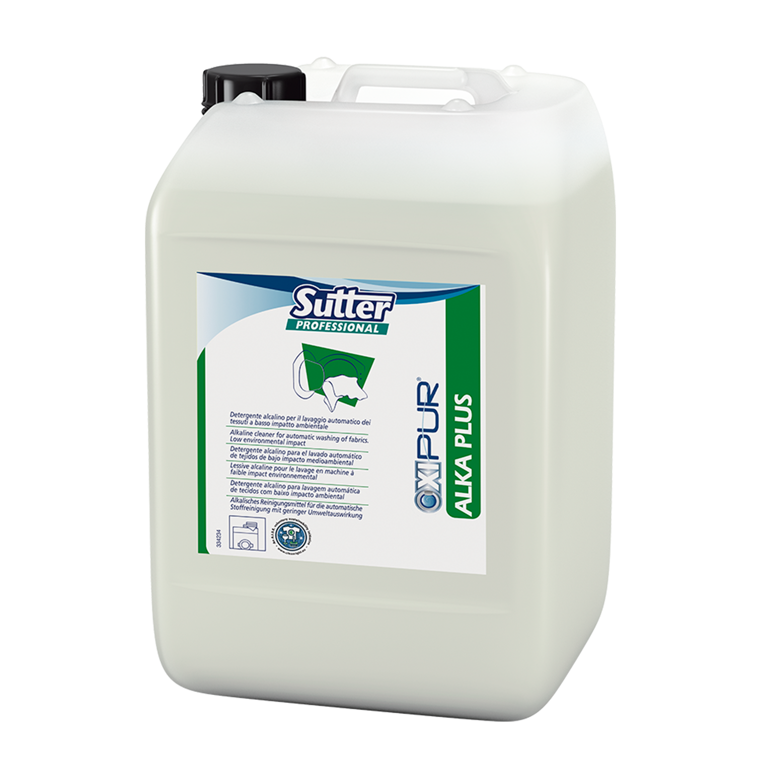 Sutter Alka Plus 24kg - Detergente Alcalino para Lavandaria