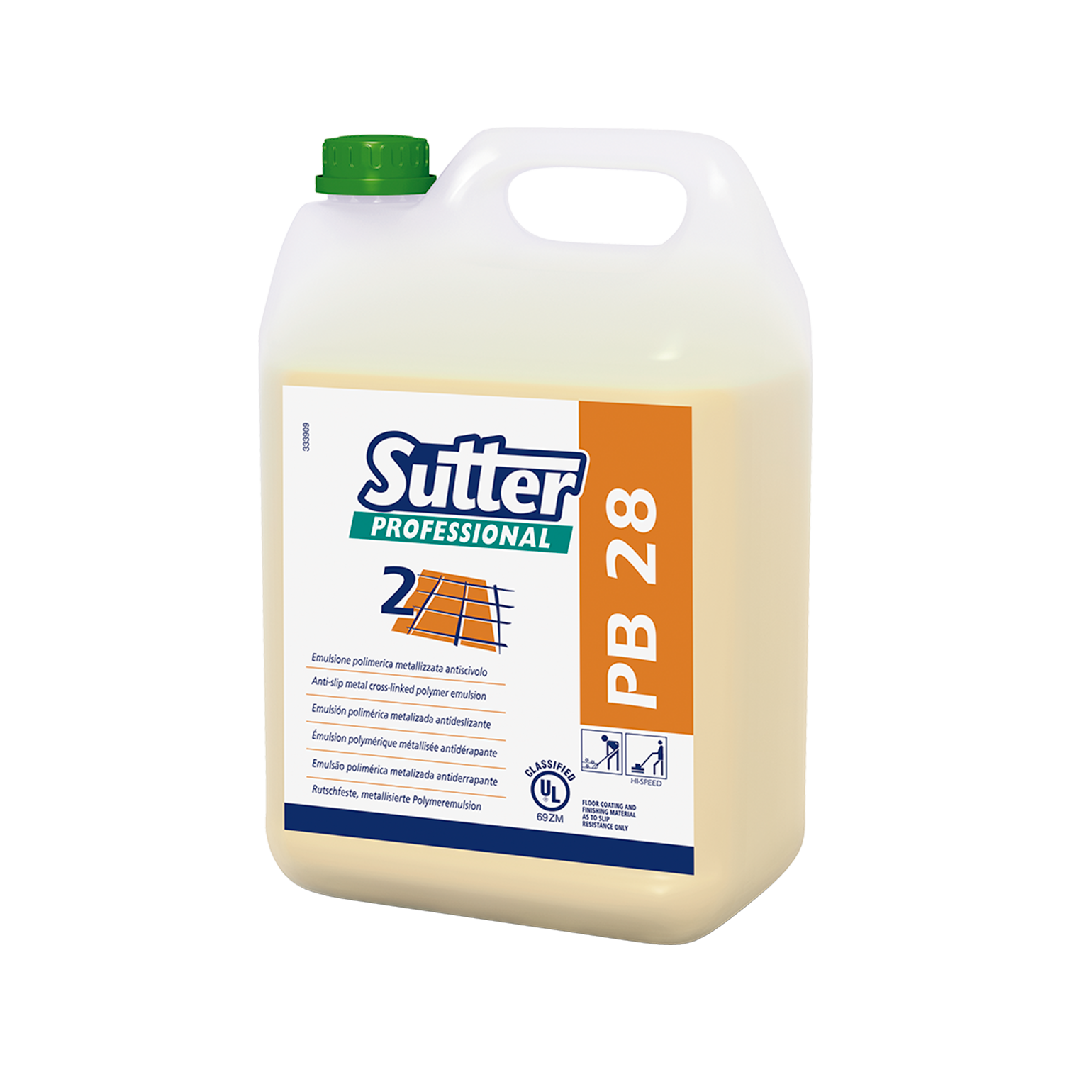 Sutter PB 28 5Kg - Cera Polimérica Metalizada