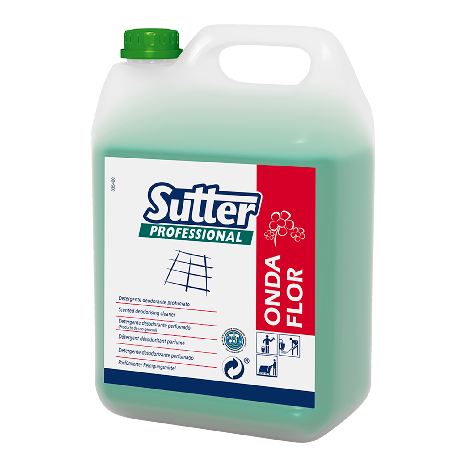 Sutter Onda Flor 5kg - Detergente Desinfetante Perfumado