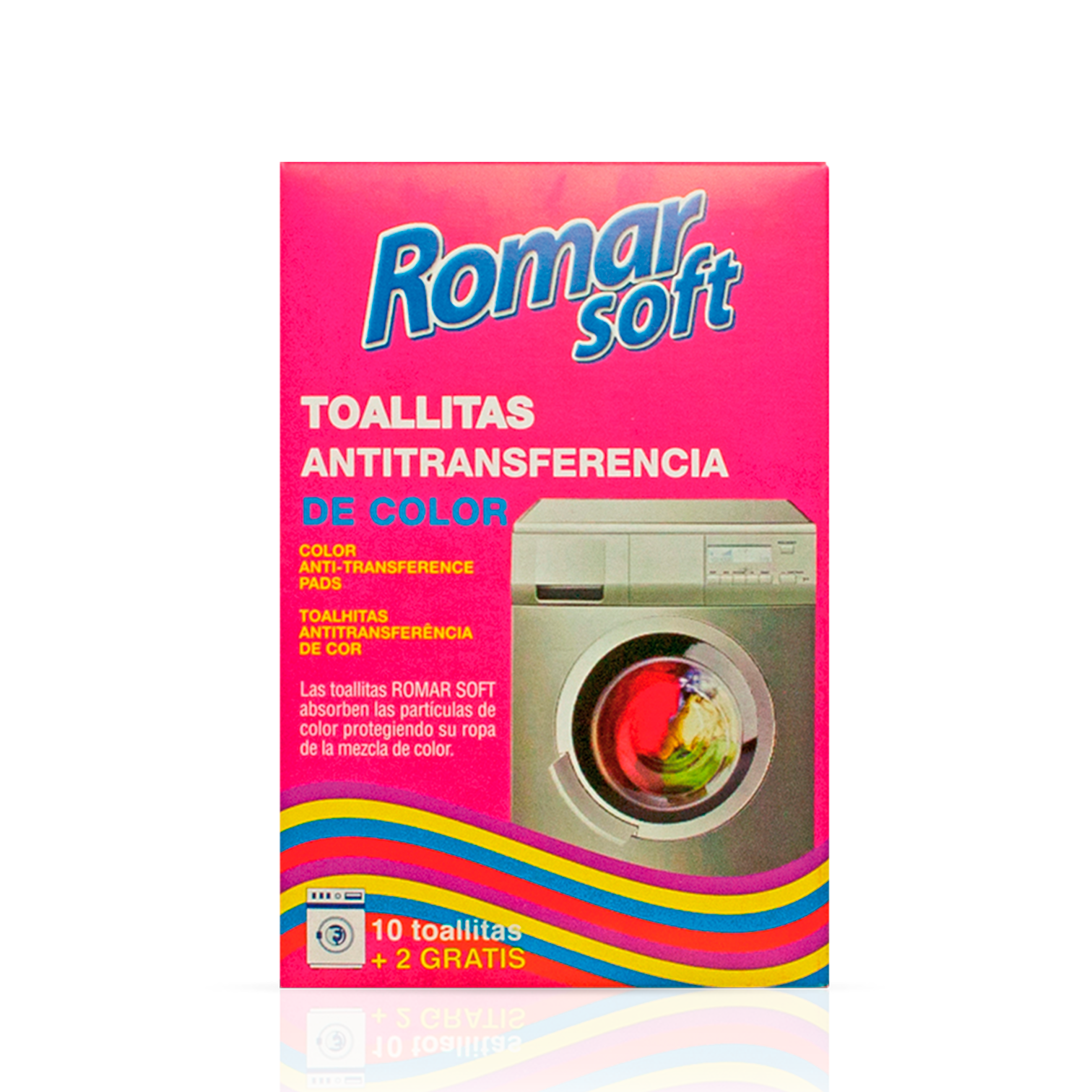 Romar Toalhitas Antitransferência de Cores (10+2Gratis)