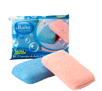 Esponjas de Banho Almofadadas (2 Unidades)