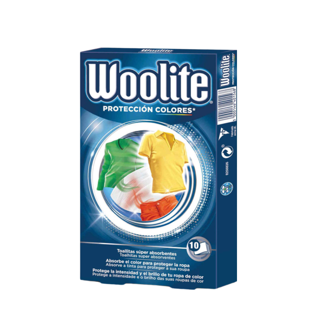 Woolite 10 Toalhitas de Proteção de Cores - Mundo Limpo