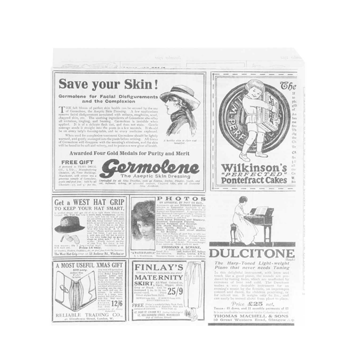 Sacos Antí-Gordura "Jornal" - 17x18cm - 500 Unidades - Image 4