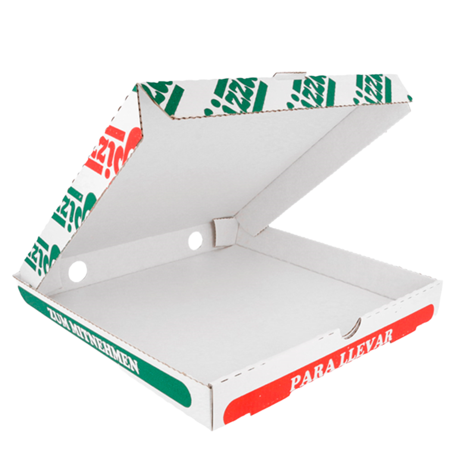 Caixas de Pizza em Cartão Branco 36x36x4cm - 100 Unidades - Image 6