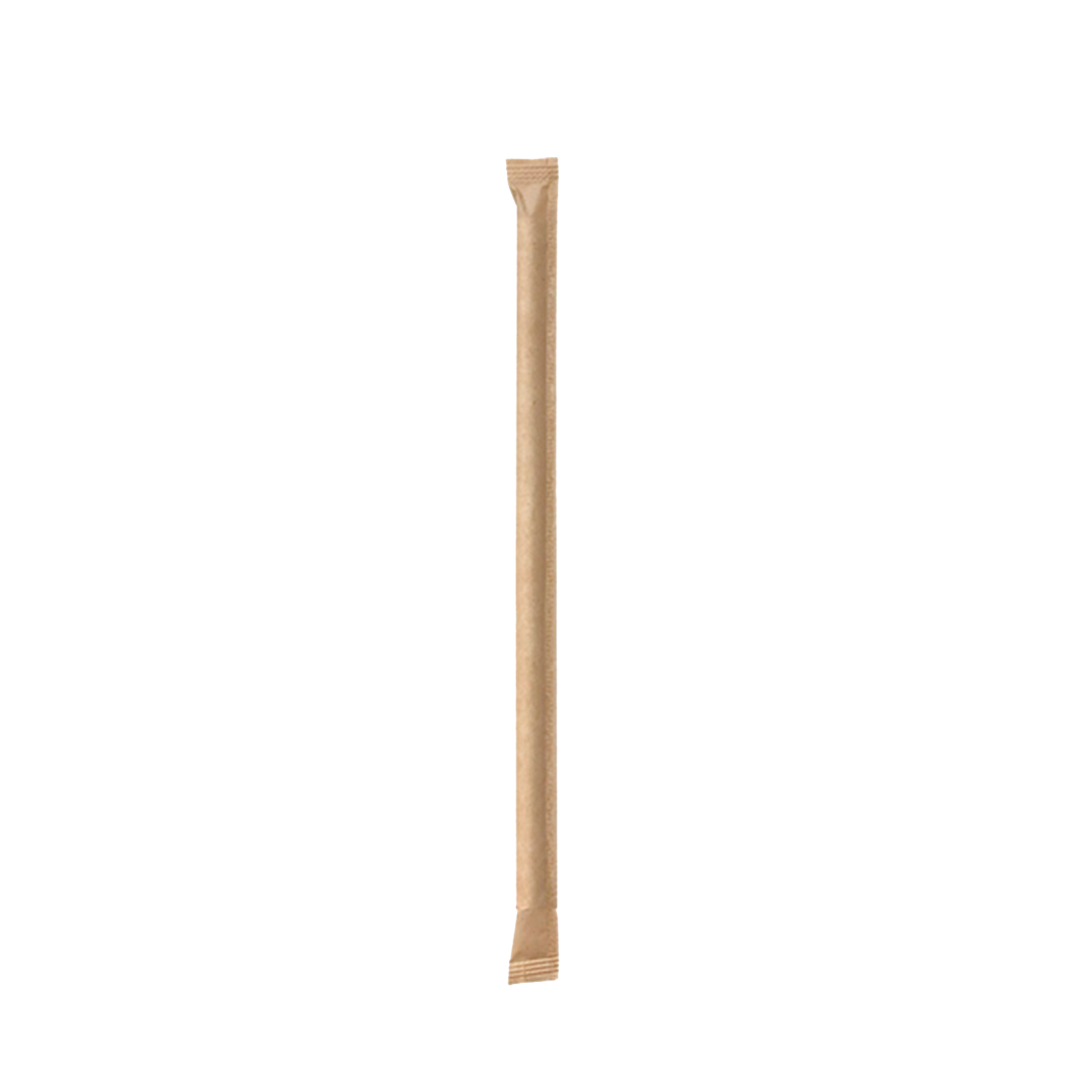 Palhinhas de Papel Embaladas Individualmente - Kraft - 14cm - Image 3