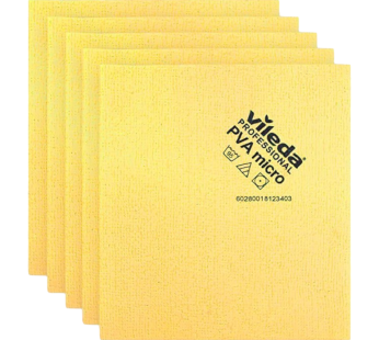 Pano PVAmicro Amarelo – Pack de 5 panos