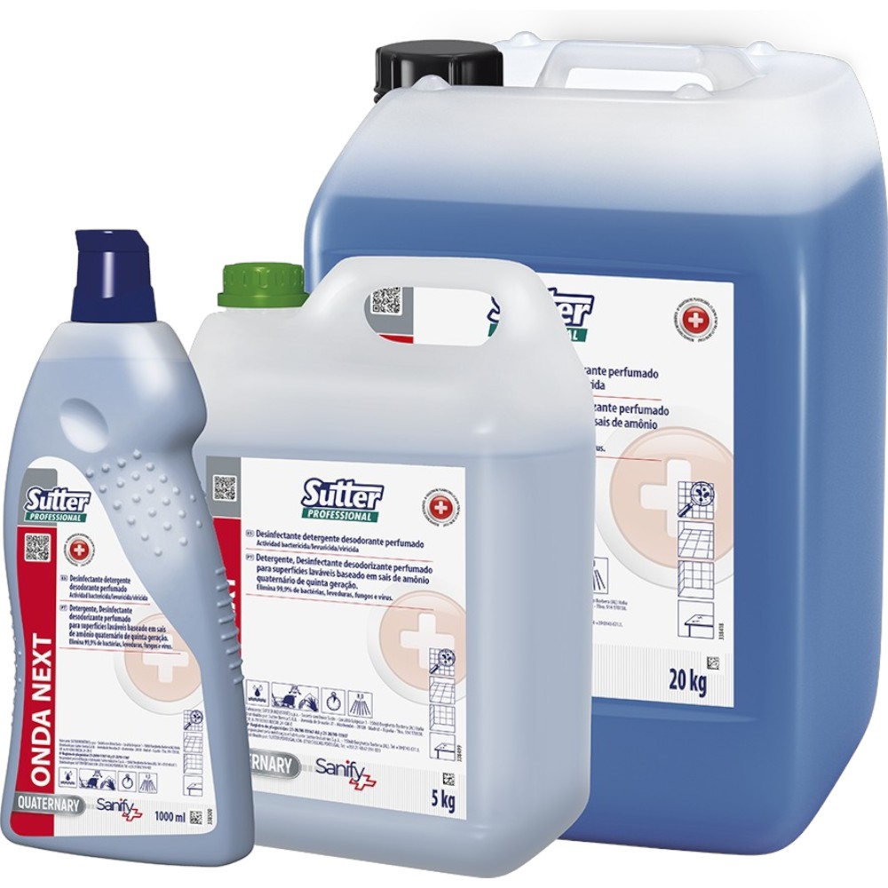 Sutter Onda Next Sanify 5l - Detergente Desinfetante Perfumado