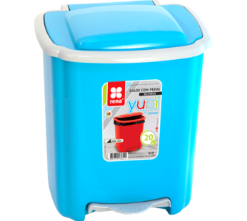 Balde do Lixo com Pedal 20l – Cores Diversas