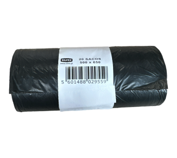 Sacos do Lixo 30l – 20 Sacos – Preto