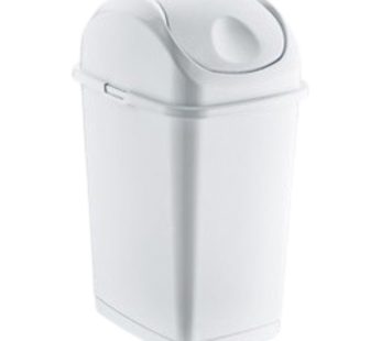 Balde do Lixo Slim com Tampa Basculante 35l