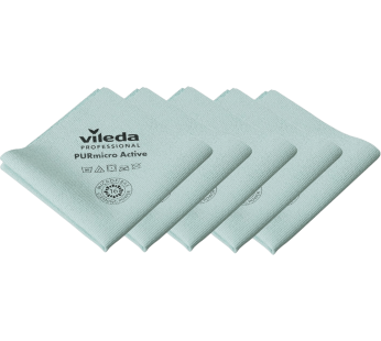 Pano PURmicro Active Verde – Pack de 5 panos