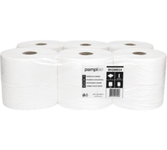 Papel Higiénico Jumbo Pampilar 2Fl – 12 Rolos x 180 mtrs