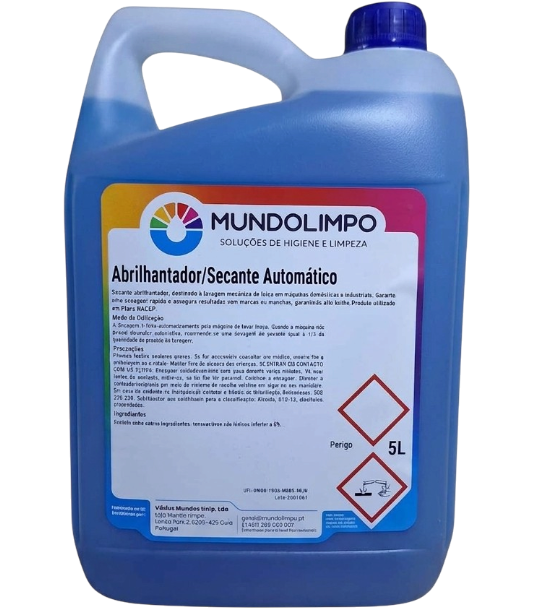 Mundo Limpo Secante/Abrilhantador Automático 5Lt